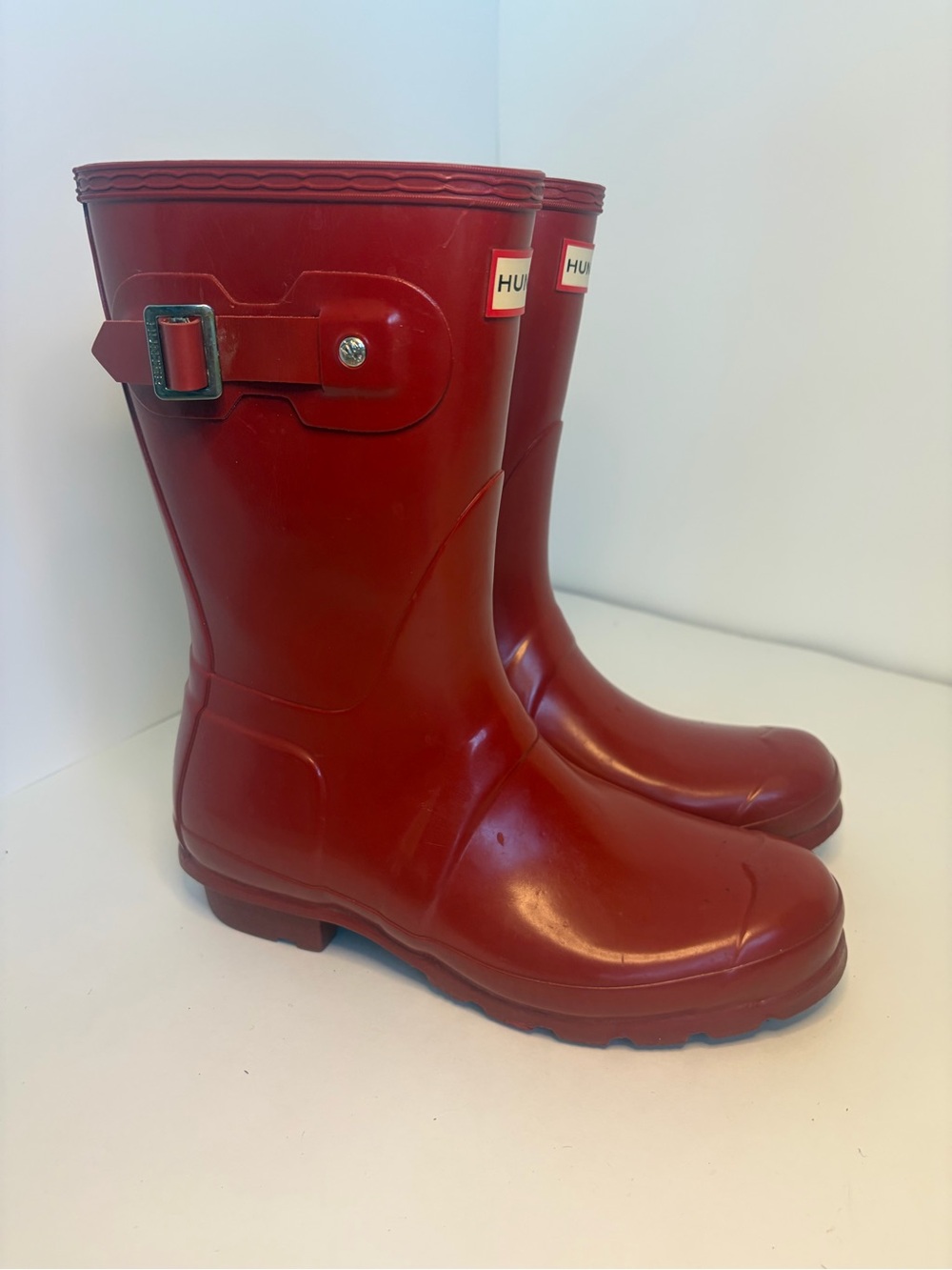 Hunter Red Women's Rain Boots Size 7
